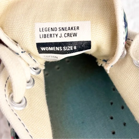 SeaVees® x J.Crew Legend Liberty Poppy Flowers Sneakers Sz 8 - Picture 8 of 8